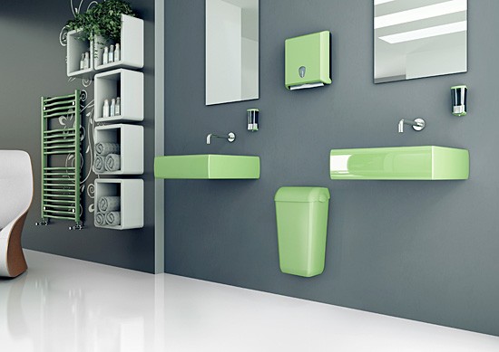 Dispenser hârtie Marplast Z-С Colored Edition 706 Green