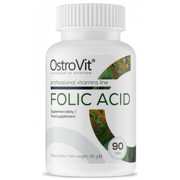 Витамины Ostrovit Folic Acid 90tab