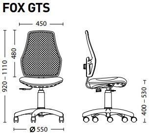 Scaun pentru copii Новый стиль Fox GTS White FJ1/OH1 Beige