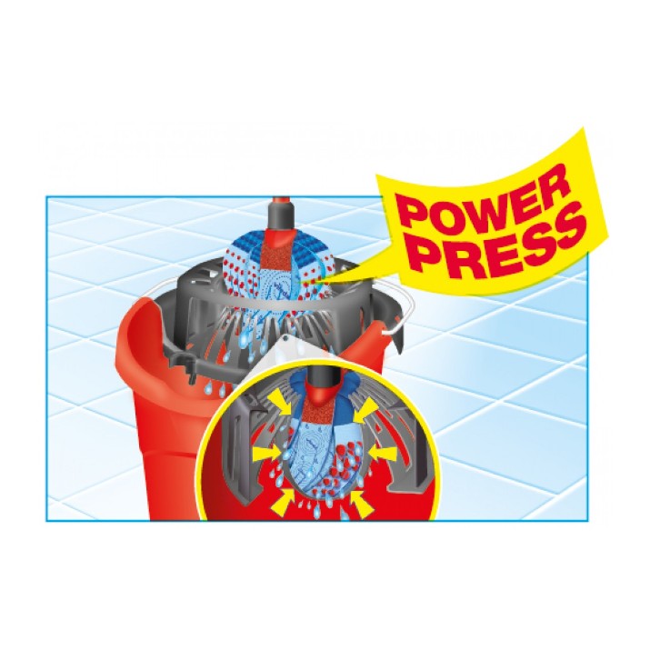 Ведро для мытья пола Vileda Supermocio Bucket&Wringer