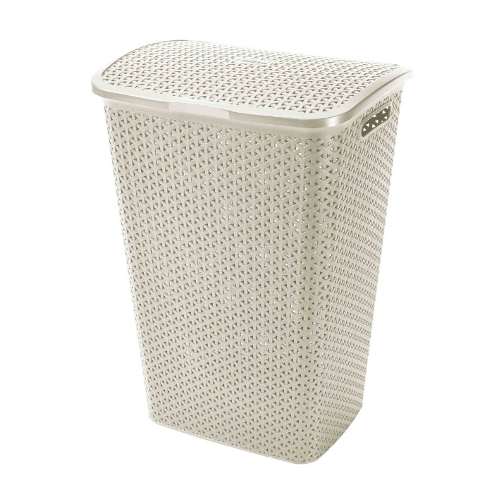 Coș de rufe Curver My Style 55L Cream (216582)