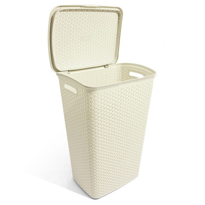 Coș de rufe Curver My Style 55L Cream (216582)