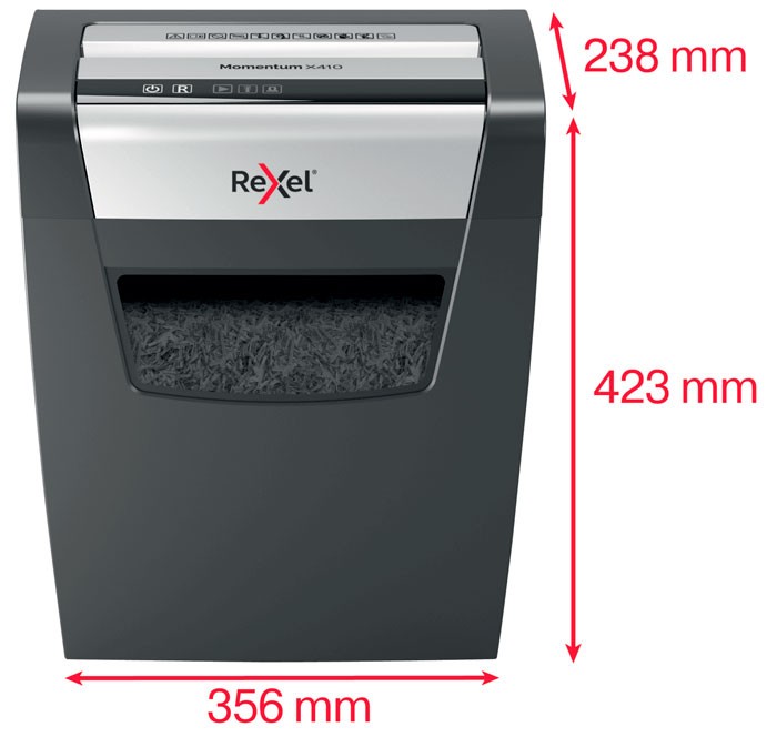 Distrugător de documente Rexel Momentum X410