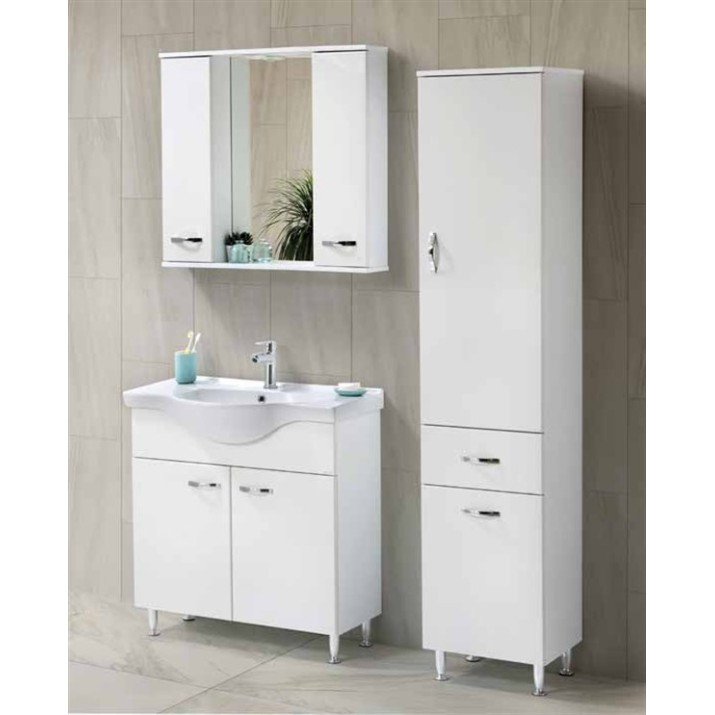 Dulap cu oglindă Martat Olympia 80 White (12380)