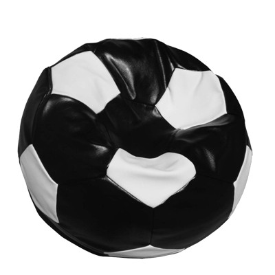 Кресло-мешок Relaxtime Football medium Black&White