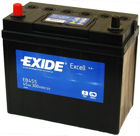 Acumulatoar auto Exide Excell EB455