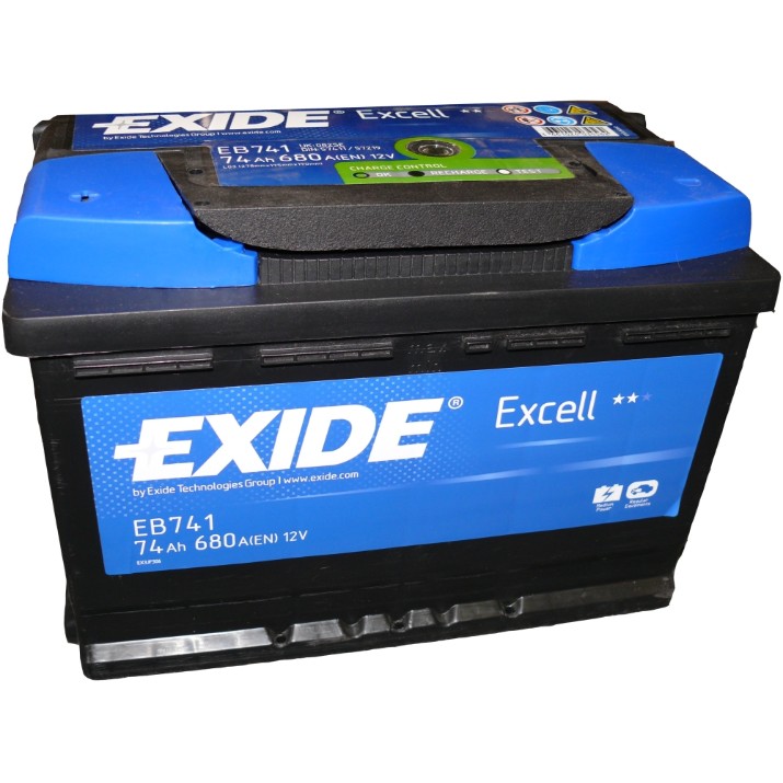 Автомобильный аккумулятор Exide Excell EB741
