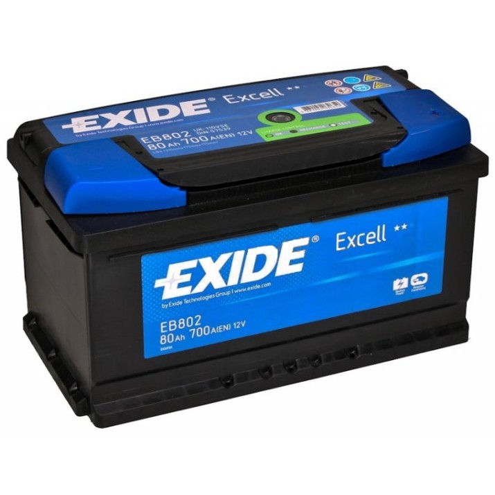 Автомобильный аккумулятор Exide Excell EB802