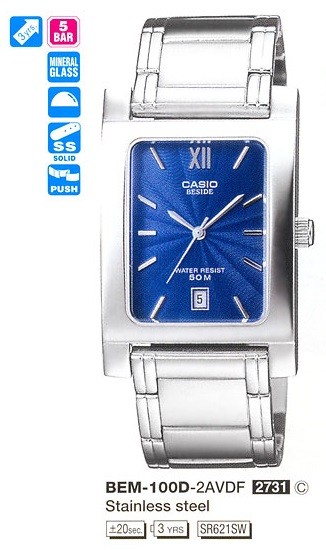 Наручные часы Casio BEM-100D-2A