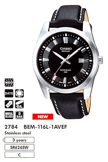 Ceas de mână Casio BEM-116L-1A