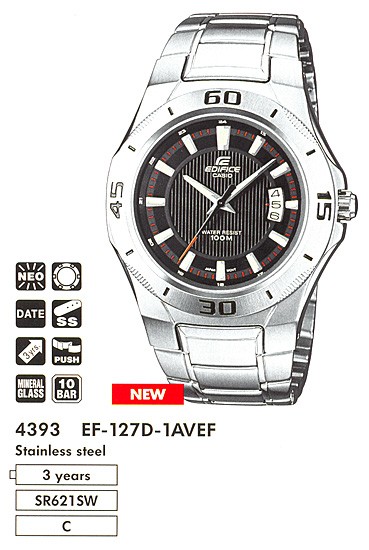 Наручные часы Casio EF-127D-1A