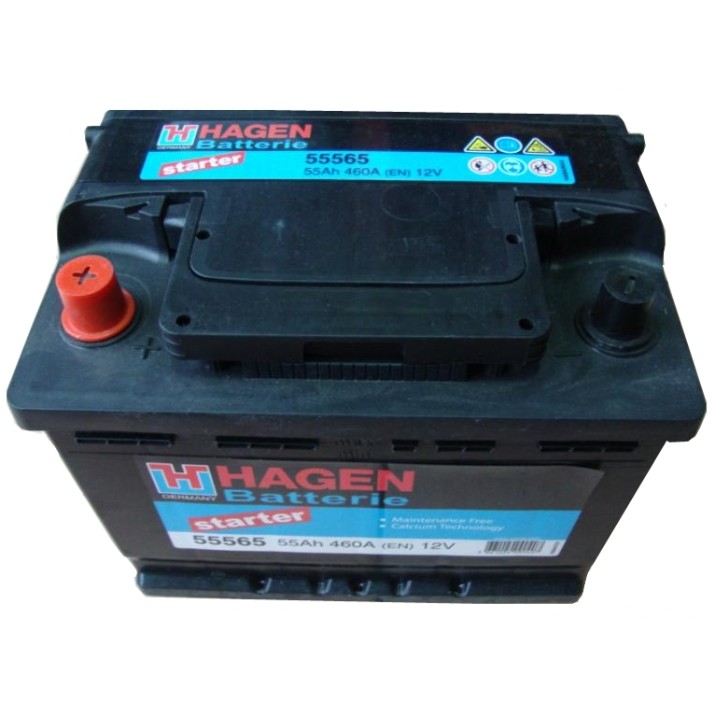 Автомобильный аккумулятор Hagen 55565 Starter