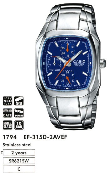 Наручные часы Casio EF-315D-2A