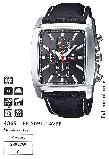 Наручные часы Casio EF-509L-1A