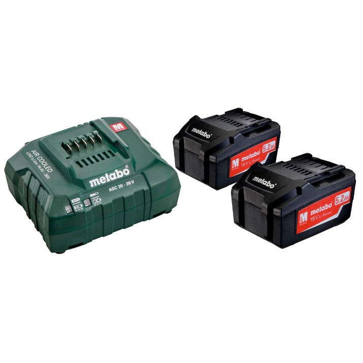 Аккумулятор + зарядное устройство Metabo ASC30 5.2А (685051000)