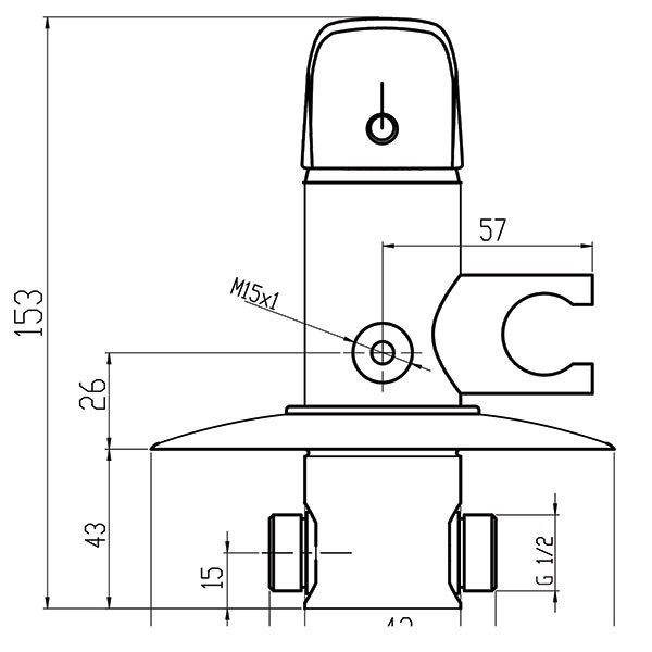 Гигиенический душ Ferro Metalia 57 57211.0