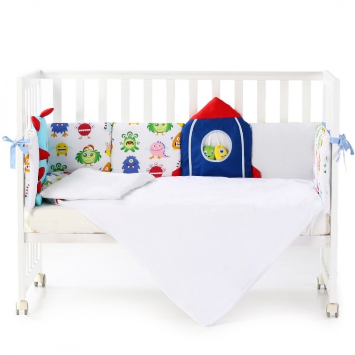 Детское постельное белье Veres Pretty Aliens (216.08) 6pcs 