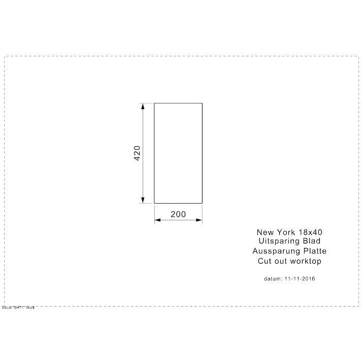Кухонная мойка Reginox New York 18x40 (L)