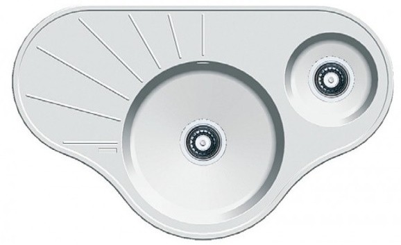 Кухонная мойка Fabiano Arc 94x58x15 Alpine White