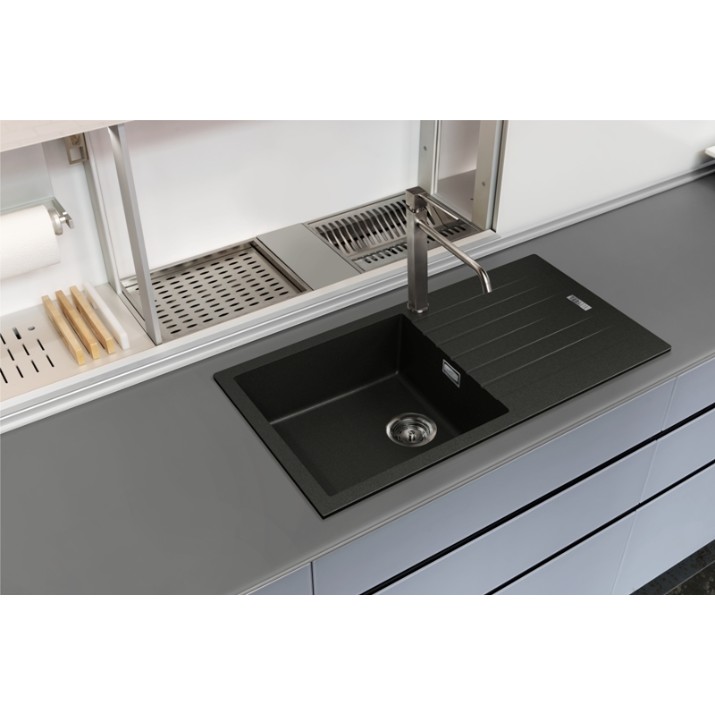 Chiuvetă de bucătărie Fabiano Classic 100x50 Anthracite