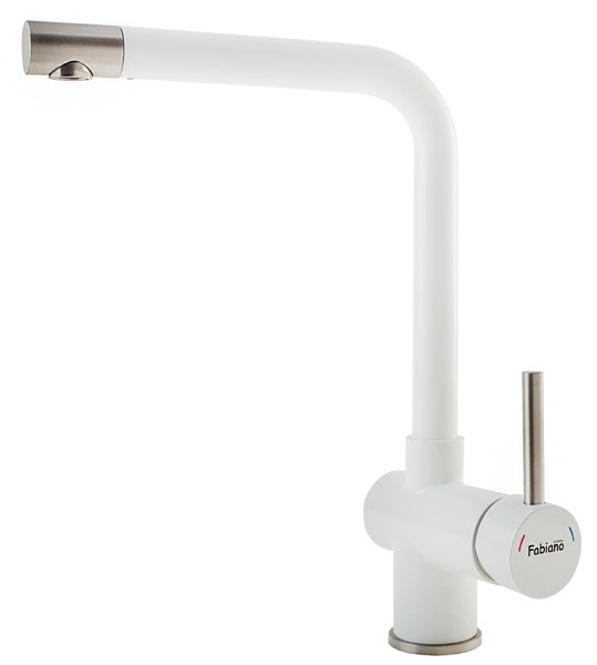 Смеситель для кухни Fabiano FKM 45 SS Alpine White