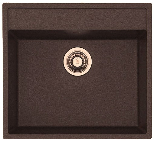 Кухонная мойка Fabiano Quadro 56x51 Espresso