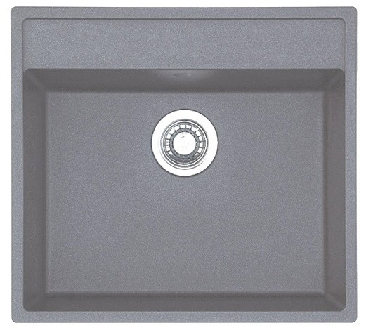 Chiuvetă de bucătărie Fabiano Quadro 56x51 Titanium