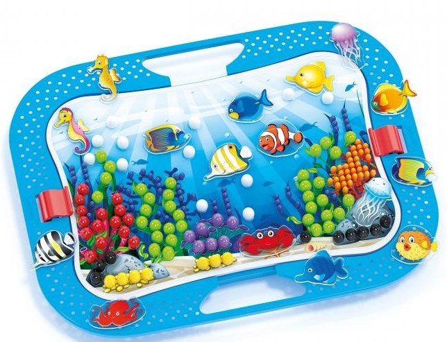 Mozaic Quercetti Ocean Fun Fish & Pegs (969)