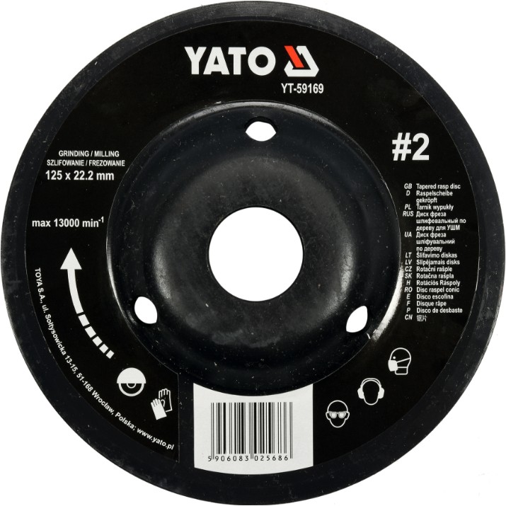 Disc de șlefuire Yato YT-59169