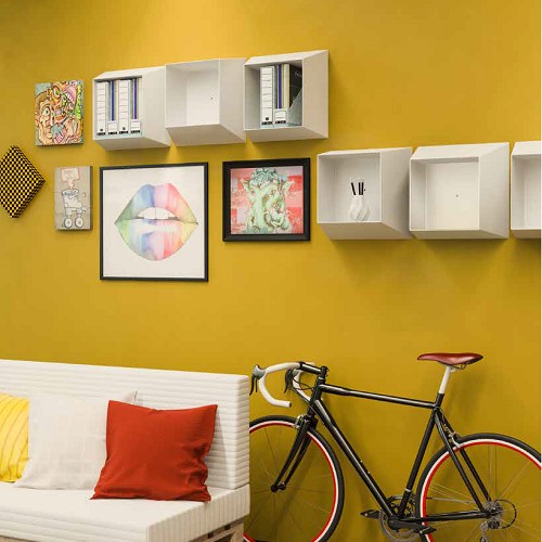 Raft de perete Vitra 44x44x21.5 cm White CAMPUS-A