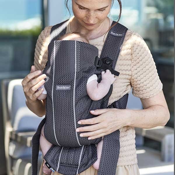 Marsupiu pentru copii BabyBjorn Mini Anthracite (021013E1)