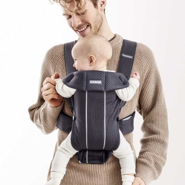 Marsupiu pentru copii BabyBjorn Mini Anthracite (021013E1)