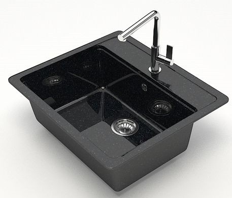 Кухонная мойка Marrbaxx Jackie Z009Q4 Black