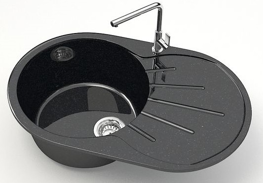 Chiuvetă de bucătărie Marrbaxx Kasandra Z110Q4 Black