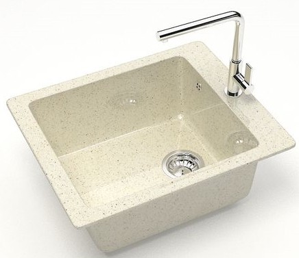 Chiuvetă de bucătărie Marrbaxx Lindy Z008Q2 Beige