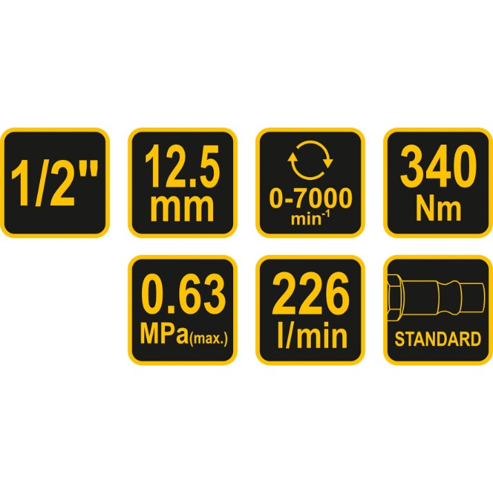 Mașină de înșurubat pneumatică Vorel 81100