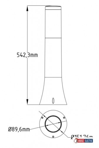 Lampa de gradină Horoz Orkide 2 (400.000.122)