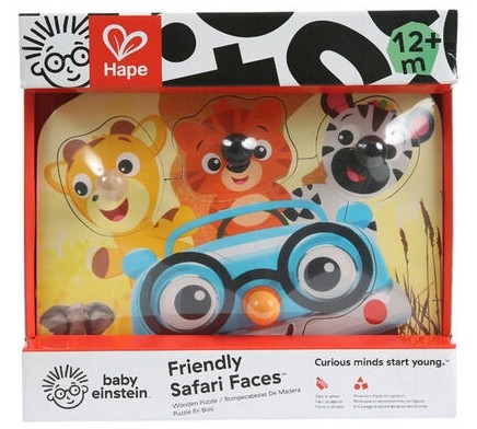 Puzzle Hape Safari Faces (11654)