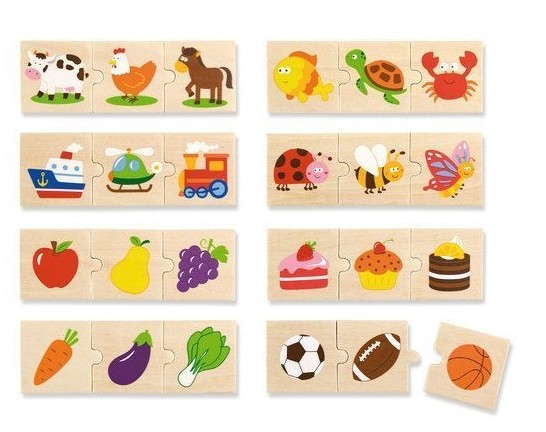 Пазл Viga 24 Categorizing Puzzle Set (51608)