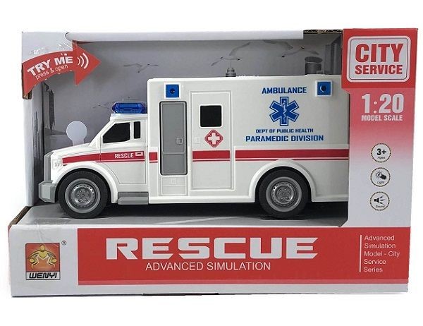Машина экстренной службы Wenyi 1:20 Ambulance (WY670A)