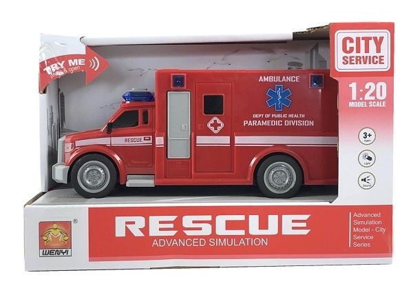 Машина экстренной службы Wenyi 1:20 Ambulance (WY670B)