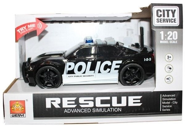 Машина экстренной службы Wenyi 1:20 Police Car (WY500A)