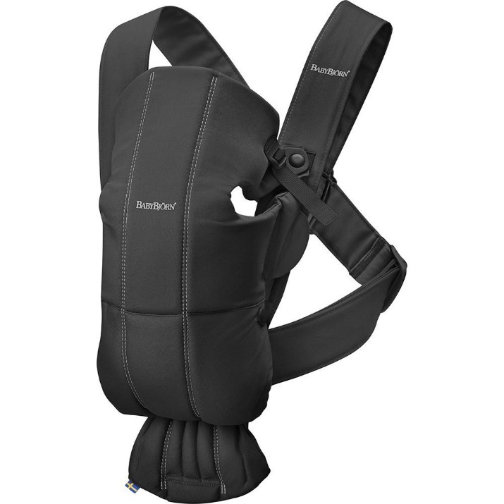 Marsupiu pentru copii BabyBjorn Mini Black (021056E1)