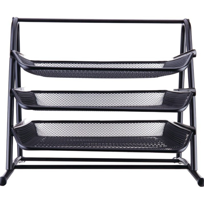 Suport orizontal Deli Quali 3 Levels Black Mesh