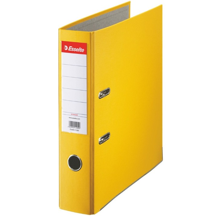 Папка-регистратор Esselte Economy А4/7.5 PP Yellow