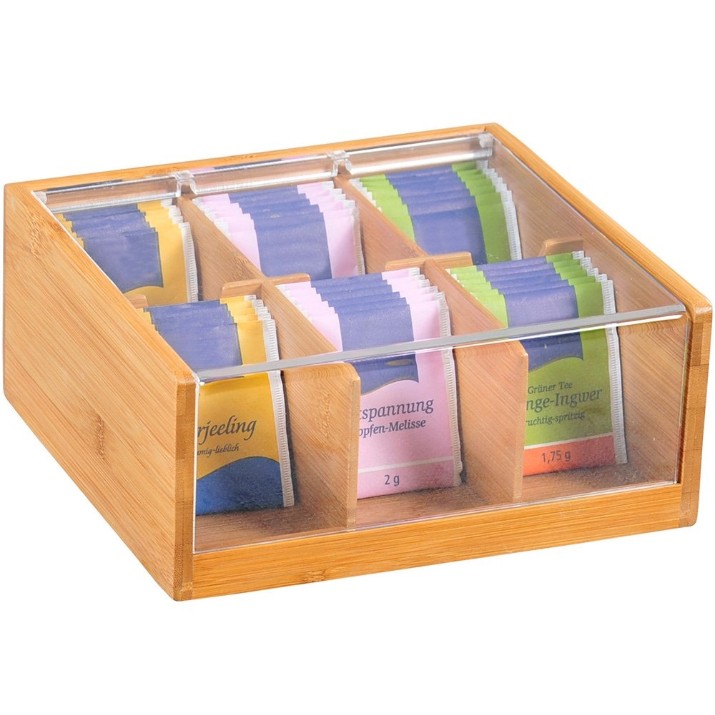 Organizer pentru ceai Kesper Bamboo (58903)