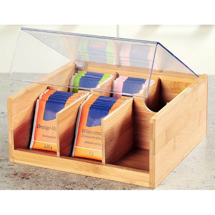 Organizer pentru ceai Kesper Bamboo (58903)