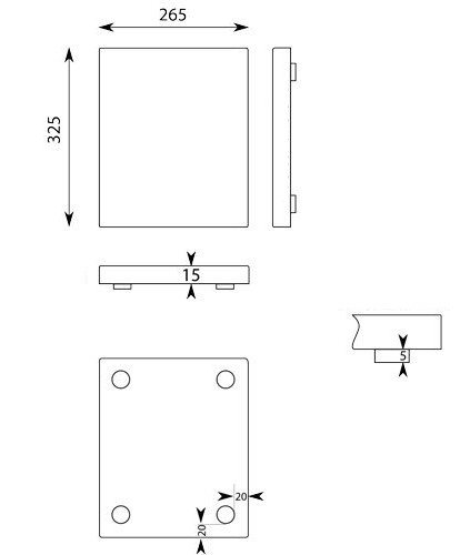 Разделочная доска Kesper Plastic (30141)