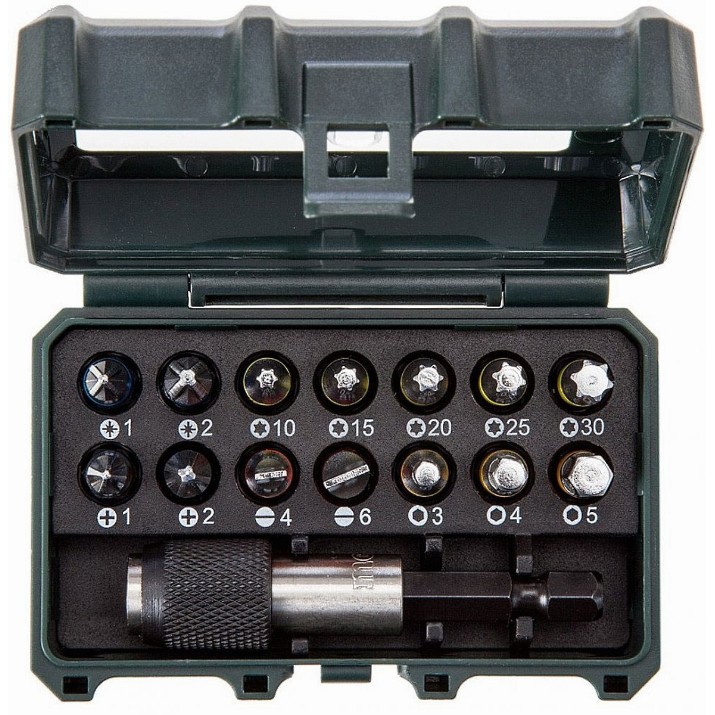Set capete Metabo Bit Box 15pcs (626703000)