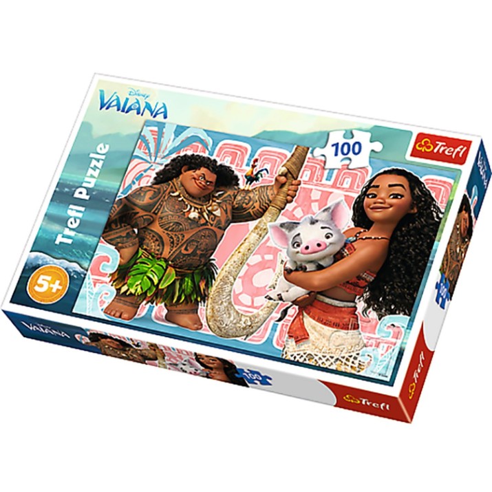 Пазл Trefl 100 Disney Moana vaiana and friends (16298)